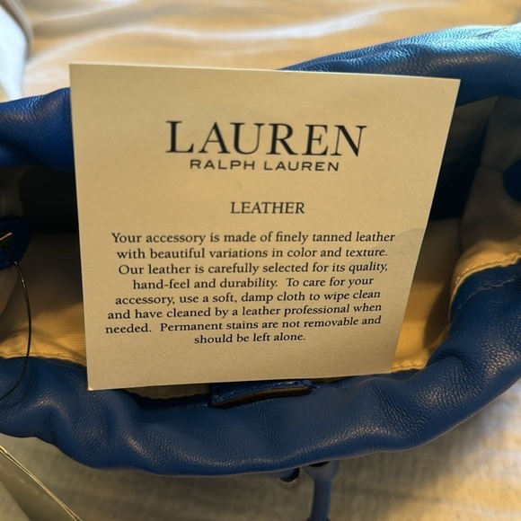 Ralph Lauren Leather Emmy Bucket Bag NWT - Picture 9 of 10